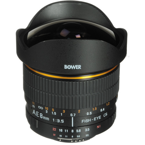Lente Bower SLY 358N - 8mm f/3.5 para Nikon